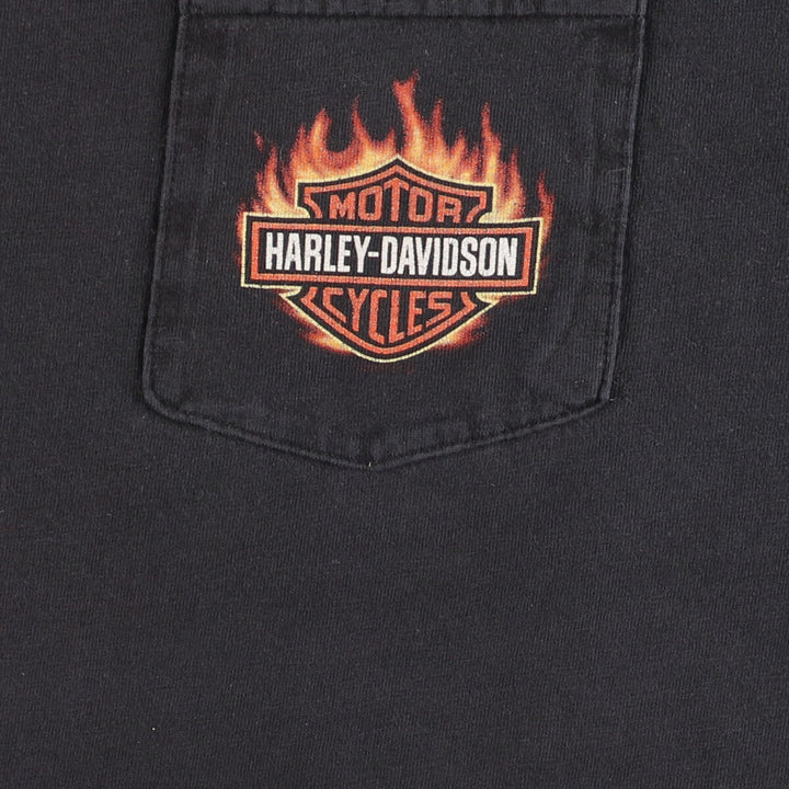 00'S Harley-Davidson Motorcycle Bike T-shirt Men's L /eaa454312