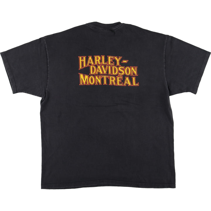 00'S Harley-Davidson Motorcycle Bike T-shirt Made in USA Men's XL /eaa454313