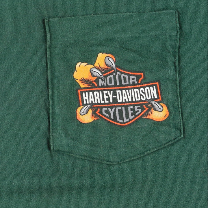 90'S Harley-Davidson Motorcycle Bike T-shirt Made in USA Men's L Vintage /eaa454320