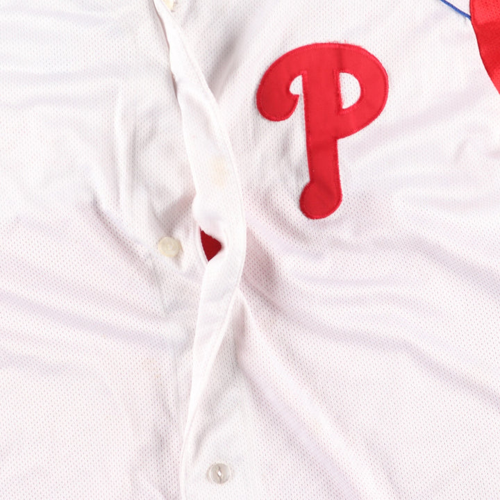 Majestic MLB Philadelphia Phillies Mesh Replica Game Shirt Baseball Shirt Men's XL /eaa454325