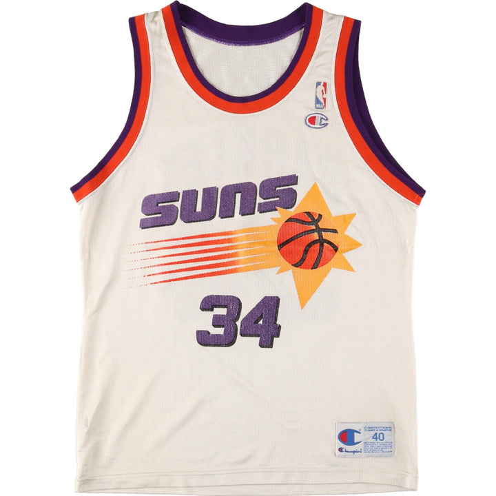 90'S Champion NBA Phoenix Suns Game Shirt Replica Uniform Made in USA Men's M Vintage /eaa454356