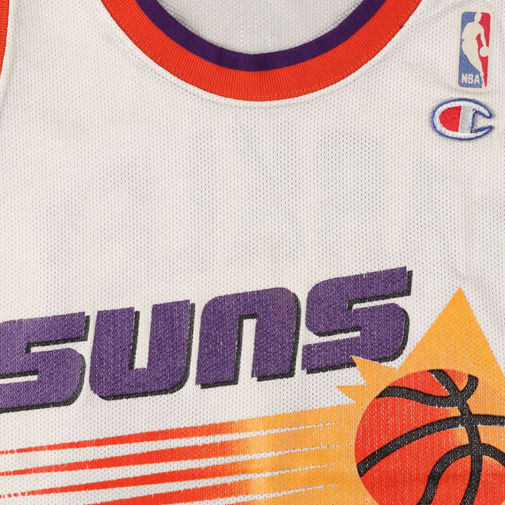 90'S Champion NBA Phoenix Suns Game Shirt Replica Uniform Made in USA Men's M Vintage /eaa454356