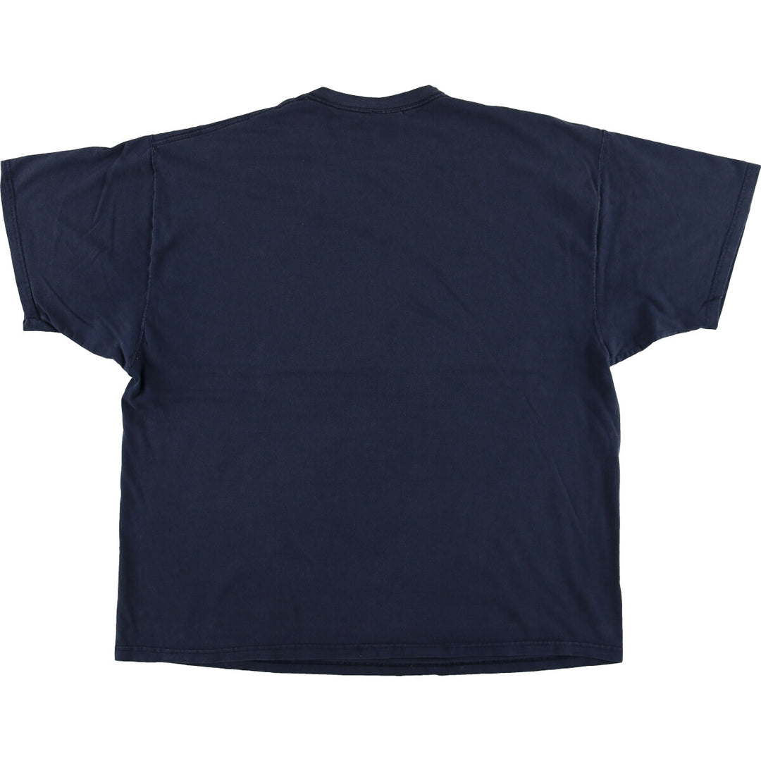 00'S Champion One Point Logo T-shirt Men's XL size unclear navy blue type Vintage Second Hand