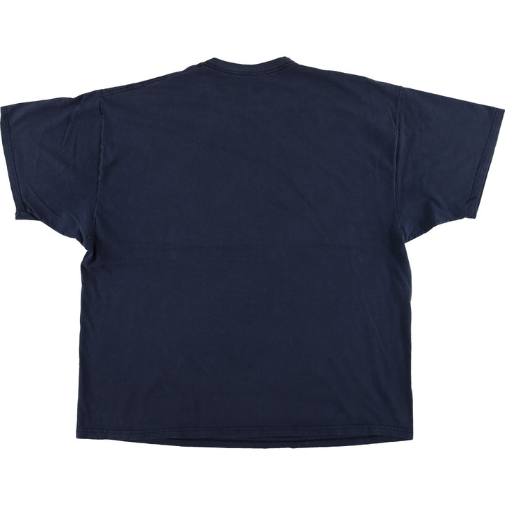 00'S Champion One Point Logo T-shirt Men's XL size unclear navy blue type Vintage Second Hand