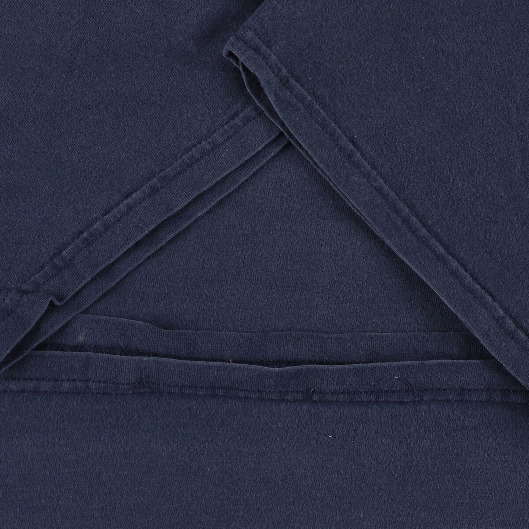 00'S Champion One Point Logo T-shirt Men's XL size unclear navy blue type Vintage Second Hand