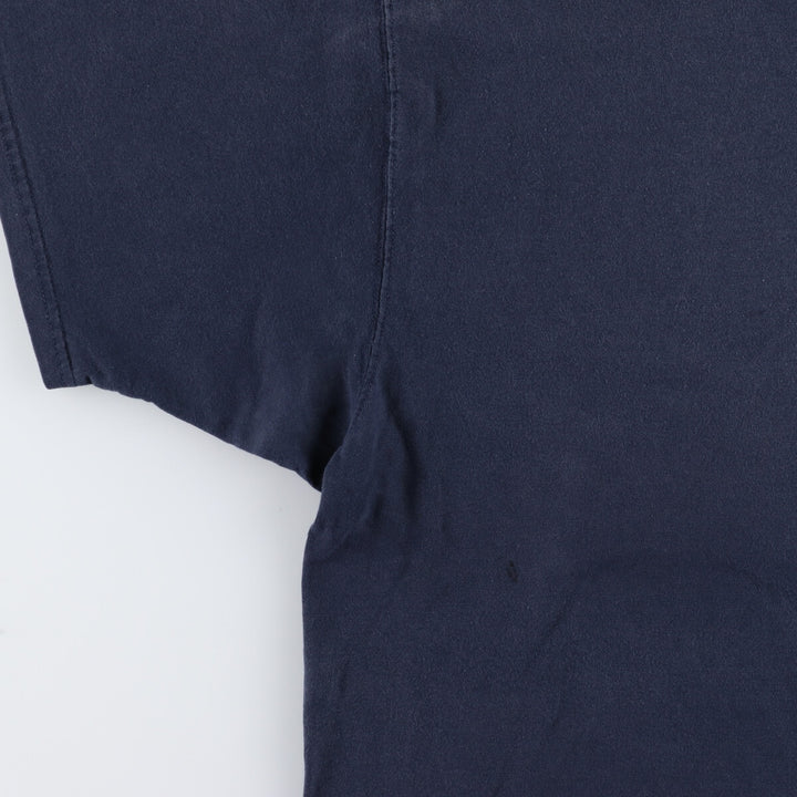 00'S Champion One Point Logo T-shirt Men's XL size unclear navy blue type Vintage Second Hand