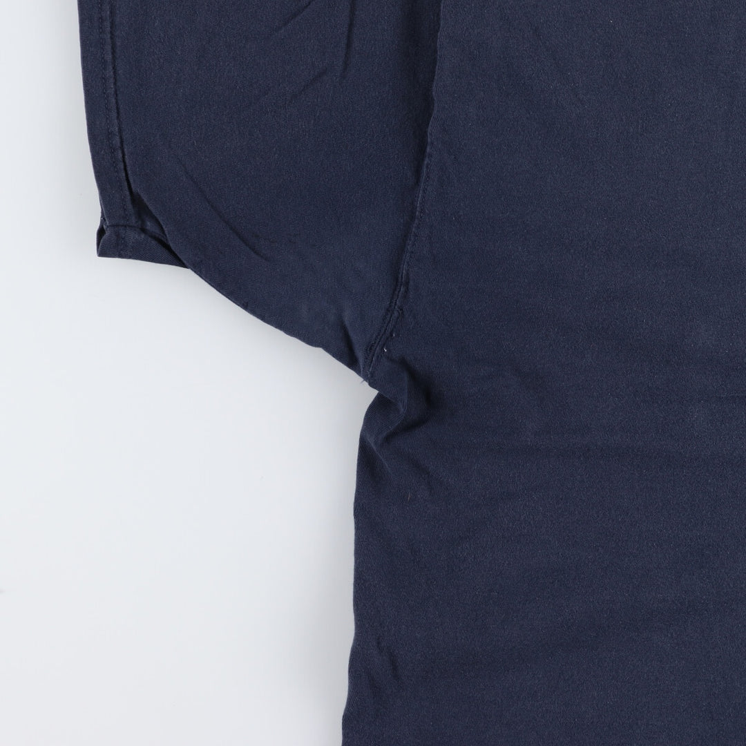 00'S Champion One Point Logo T-shirt Men's XL size unclear navy blue type Vintage Second Hand