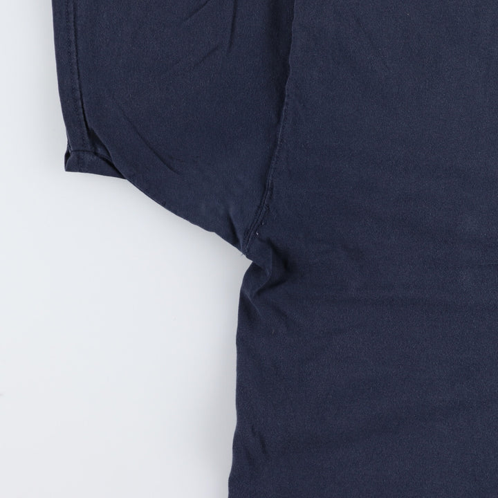 00'S Champion One Point Logo T-shirt Men's XL size unclear navy blue type Vintage Second Hand