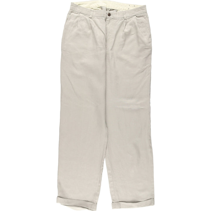 Brooks Brothers 346 Two-pleat Linen Pants Slacks Men's W34 / eaa454481