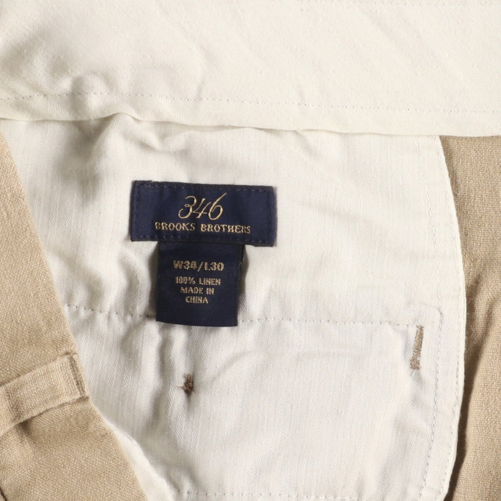 Brooks Brothers 346 Linen Pants Slacks Men's W35 / eaa454486