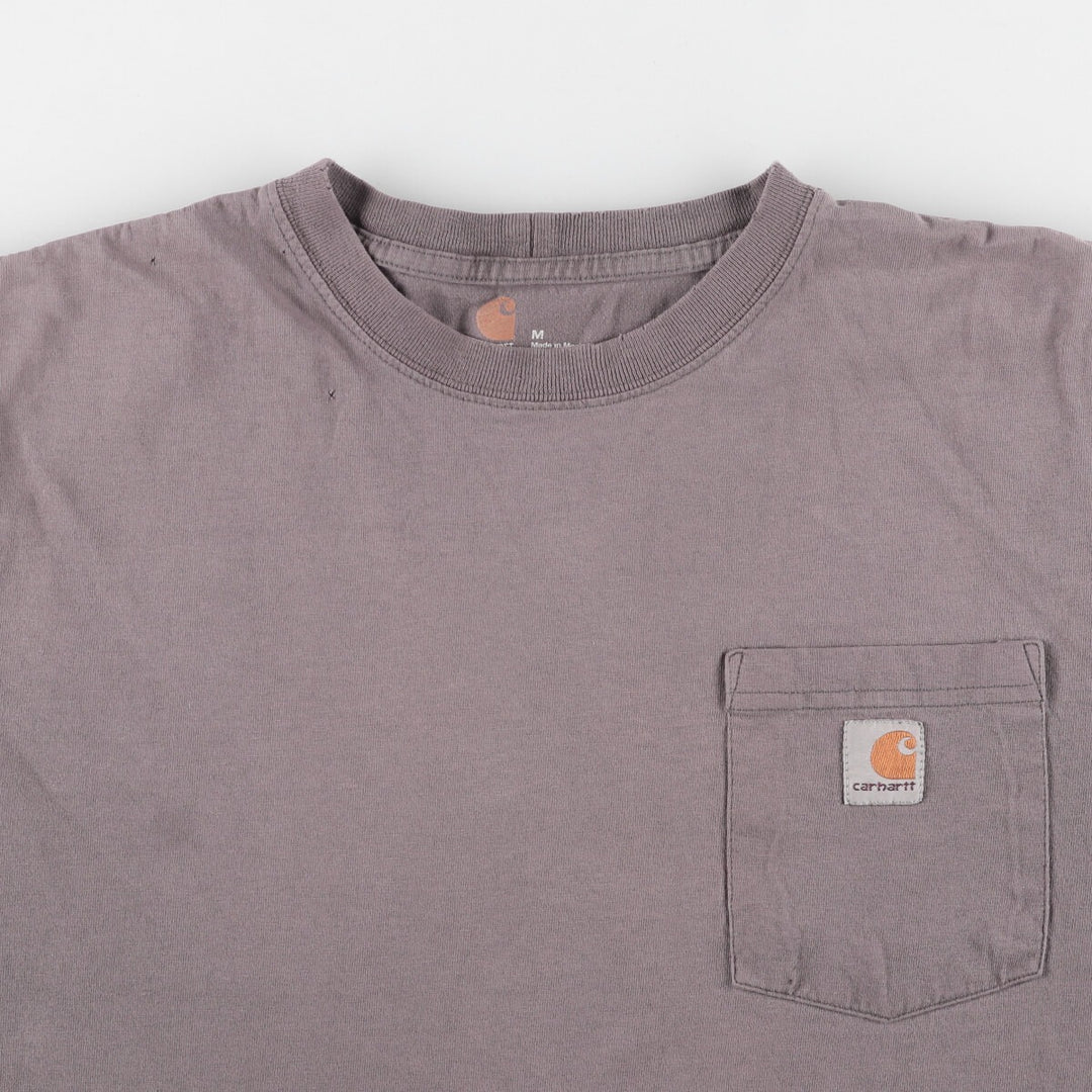 Carhartt Plain Pocket Long T-Shirt Long T Men's M size / eaa454499