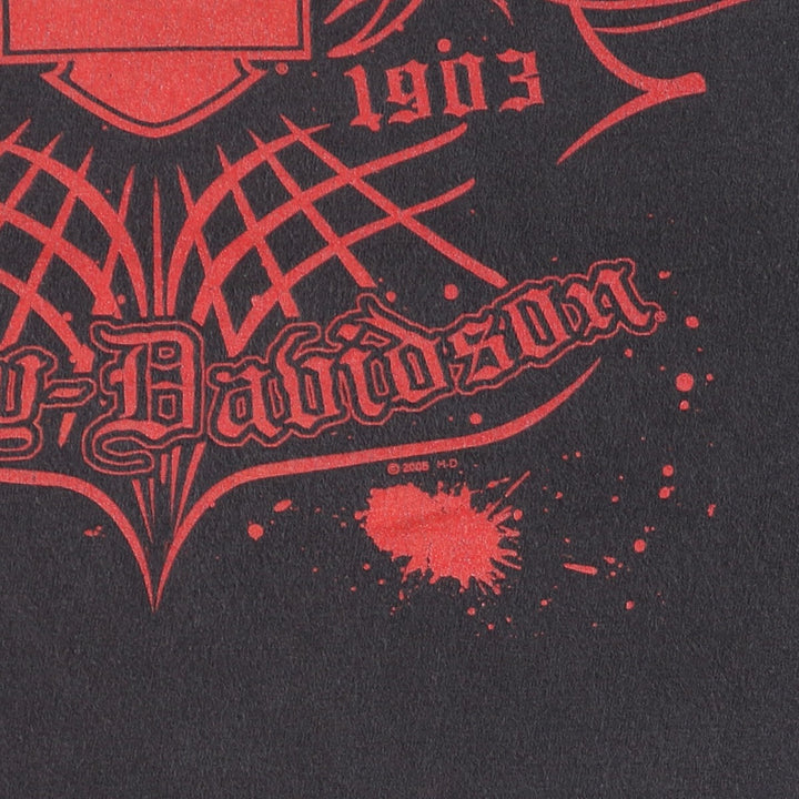 00'S Harley-Davidson Motorcycle Bike T-shirt Men's L /eaa454508