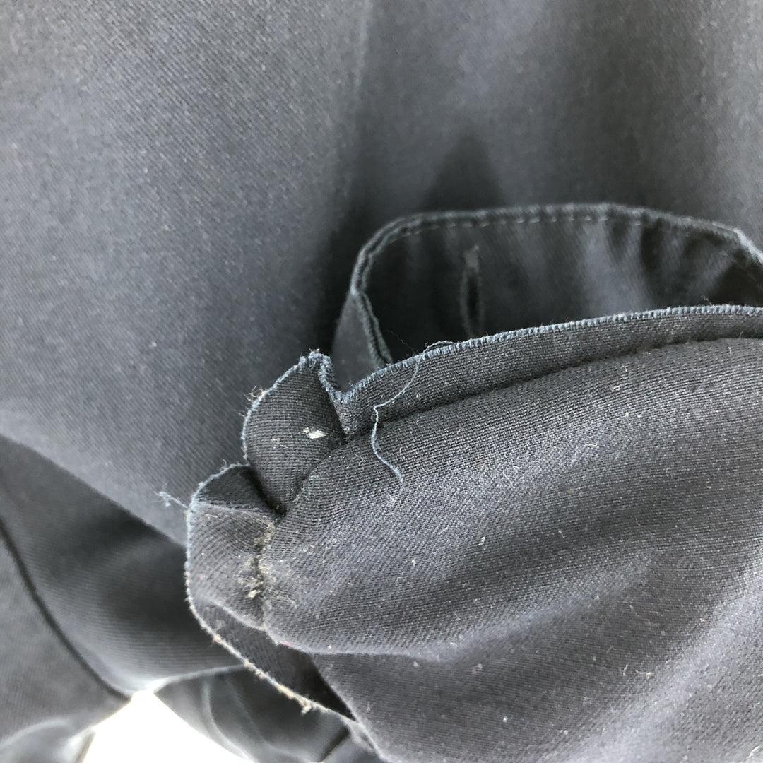 Dickies Short Sleeve Work Shirt, Men's L polyester navy blue type Vintage Second Hand