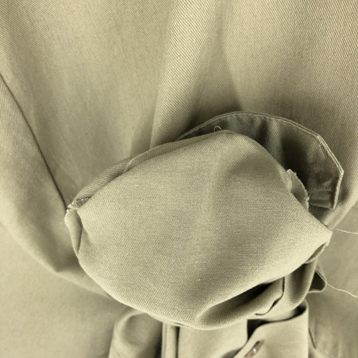 Dickies Short Sleeve Work Shirt, Men's L polyester brown type Vintage Second Hand