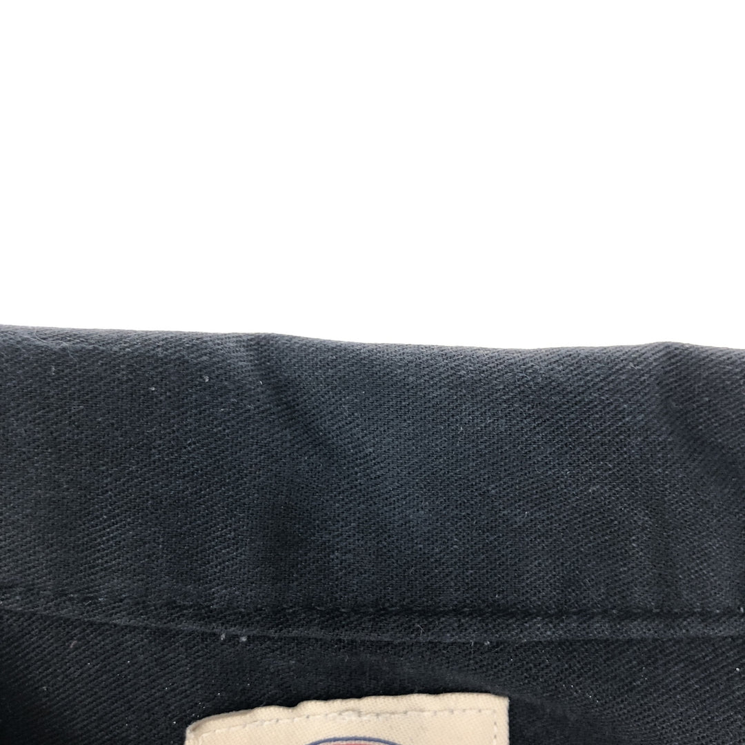 Dickies Short Sleeve Work Shirt, Men's XL polyester black type Vintage Second Hand