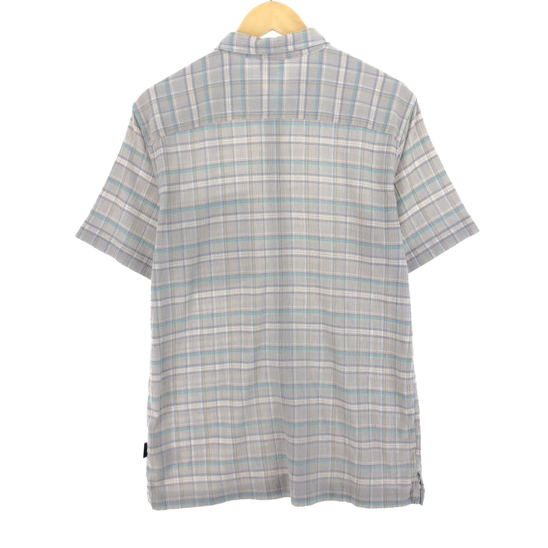 Patagonia 52921 Willow Crepe Short Sleeve Cotton Check Shirt Men's M /eaa454704