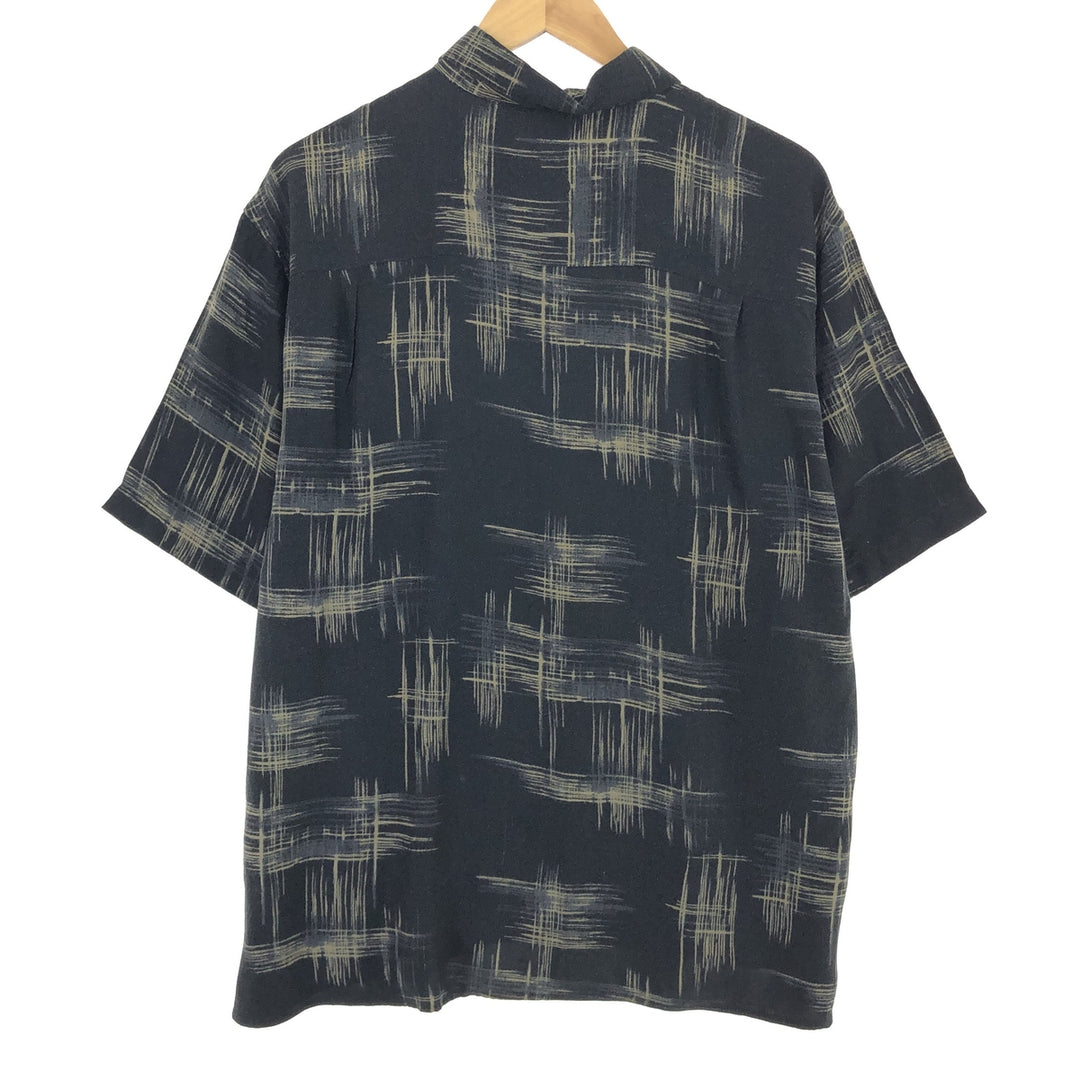 GEGRGE All-over print short-sleeve rayon shirt, men's L /eaa454713