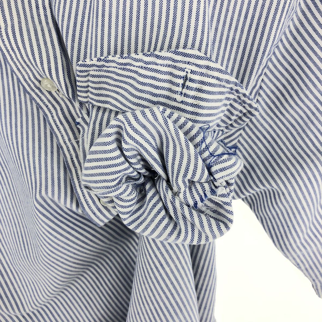 70'S LLBean Long Sleeve Button Down Striped Shirt Made in USA Men's L Vintage /eaa454714