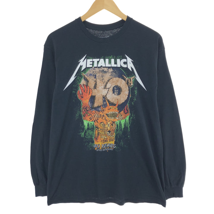 METALLICA Metallica Long T-shirt Band T-shirt Band T Men's L /eaa454800