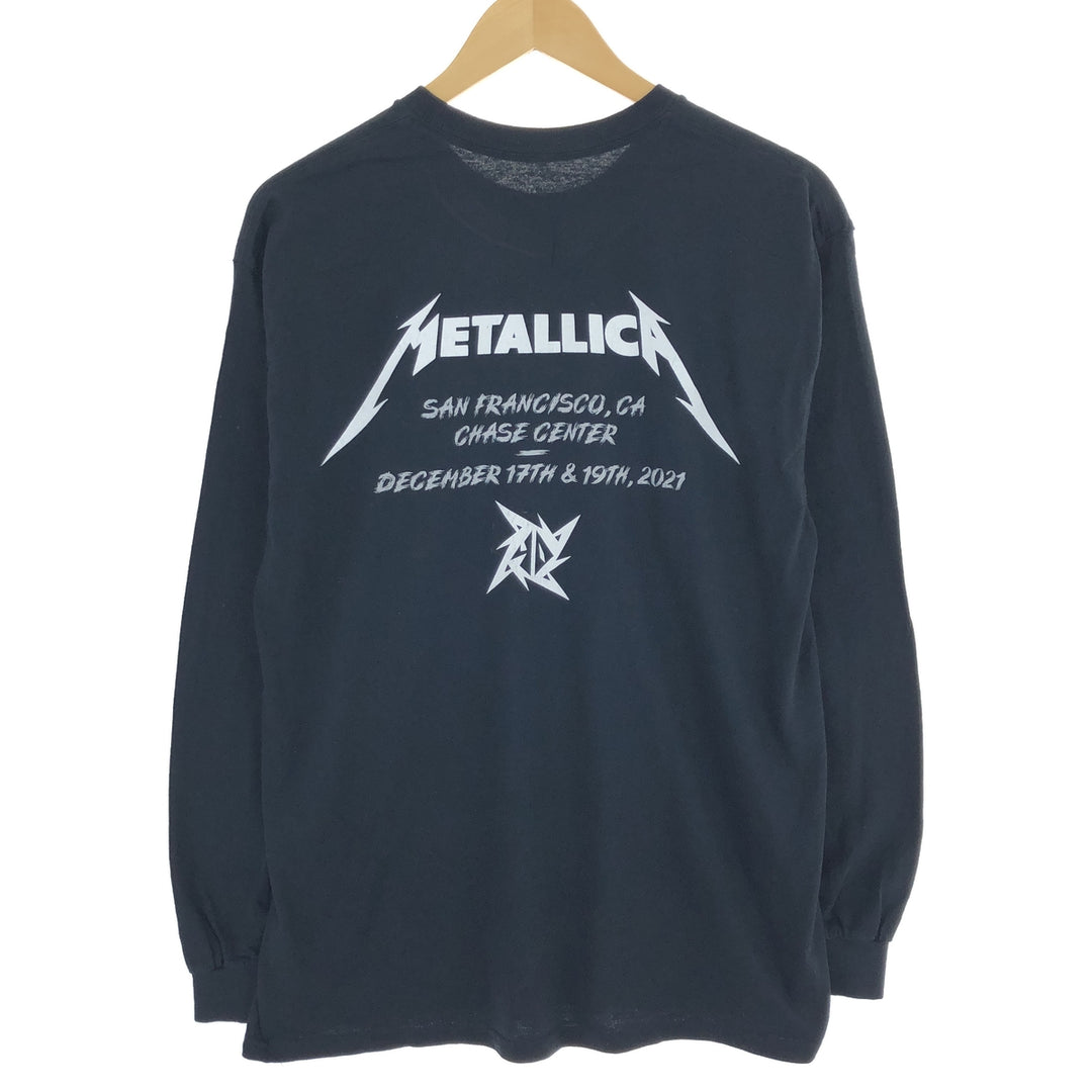 METALLICA Metallica Long T-shirt Band T-shirt Band T Men's L /eaa454800