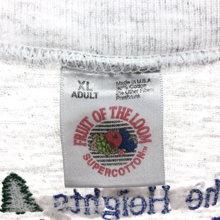 90'S Fruit of the Loom Long Sleeve T-Shirt, Made in USA, Men's XL, Vintage /eaa454804