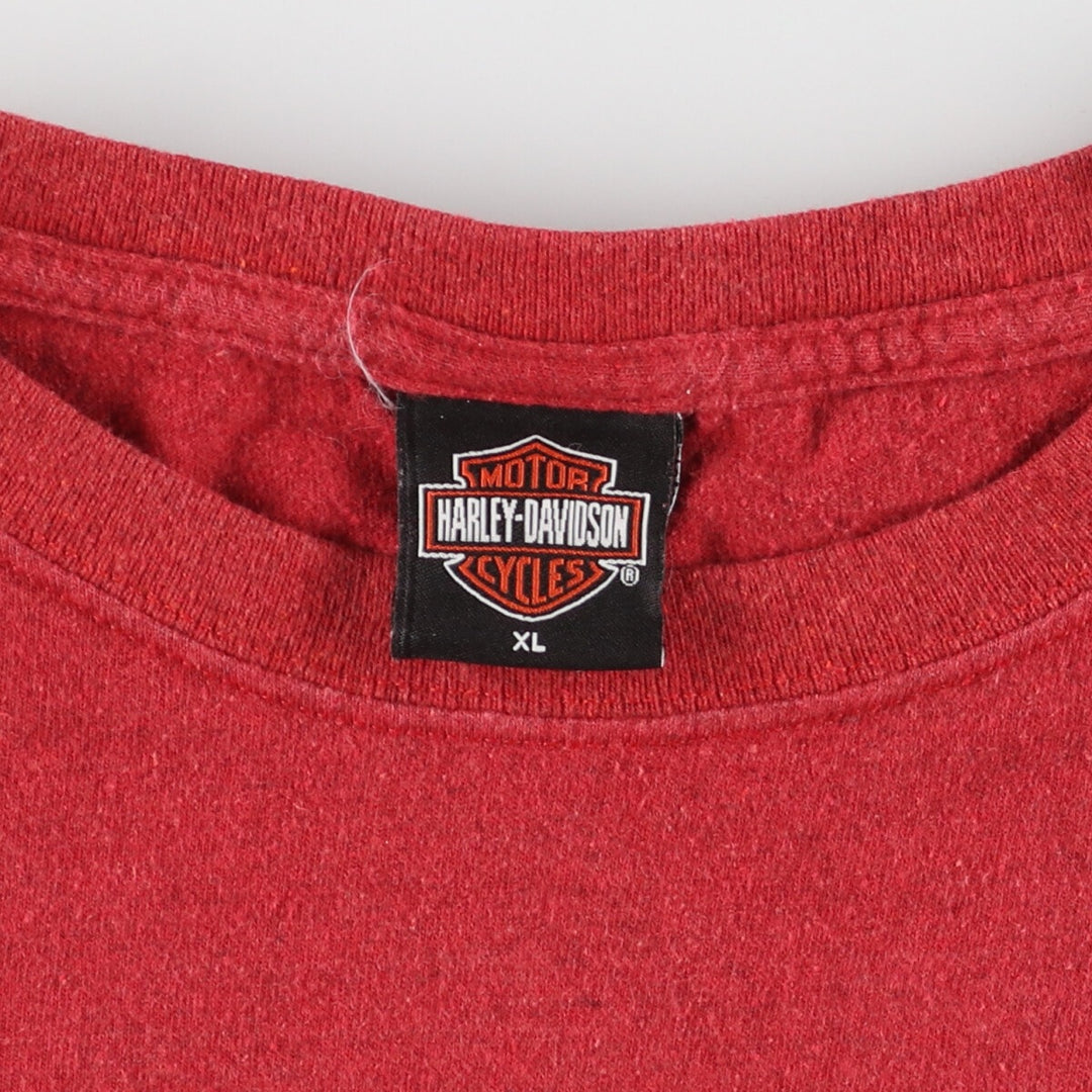 00'S Harley-Davidson Eagle Pattern Motorcycle Bike T-shirt Made in USA Men's XL /eaa454852