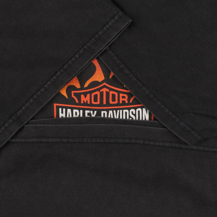 00'S Harley-Davidson Hanes Motorcycle Bike T-shirt Made in USA Men's XXL /eaa454854