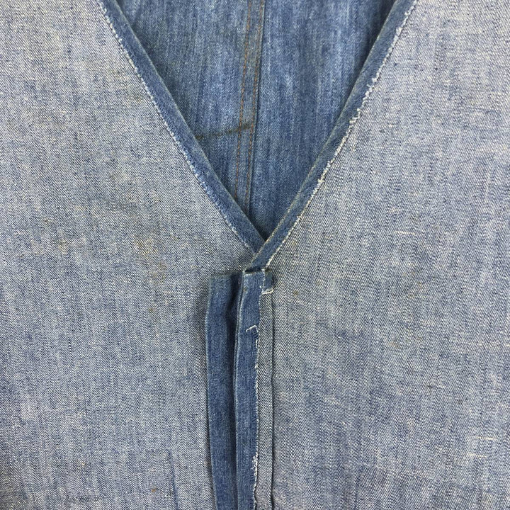 70'S Sears The Men's Store Denim Gilet Suit Vest Men's M Vintage /eaa454861