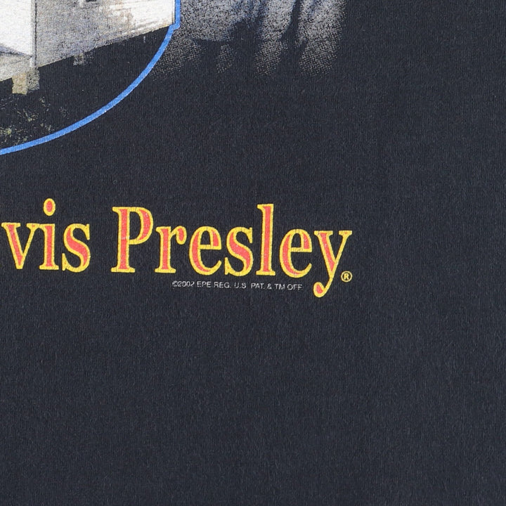 Gildan ELVIS PRESLEY Back Print Band T-Shirt, Men's XXL /eaa454864