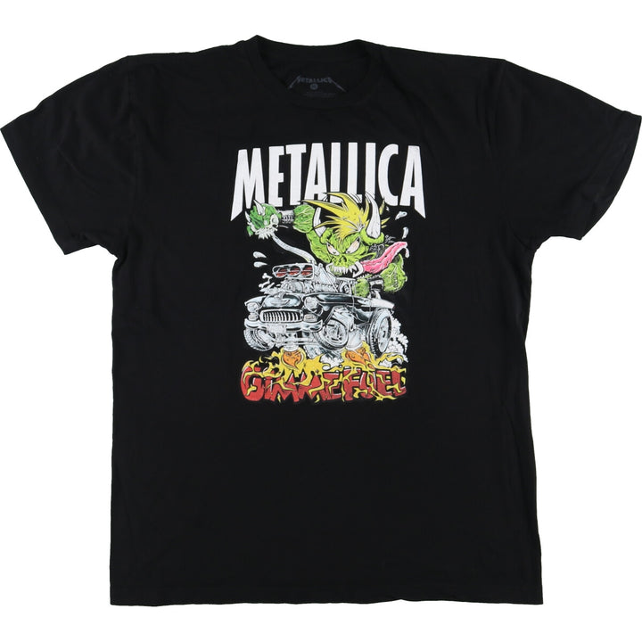 METALLICA Metallica Band T-shirt Band T Men's L /eaa454875