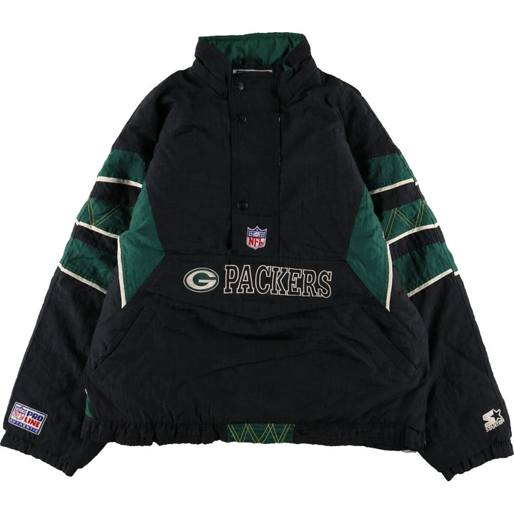 90'S Starter NFL Green Bay Packers Pullover Padded Jacket Puffer Jacket Men's XL /eaa454904