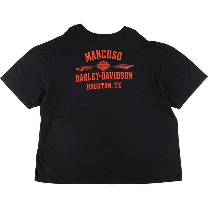 Big Size Harley-Davidson Motorcycle Bike T-Shirt Men's XXXL /eaa454912