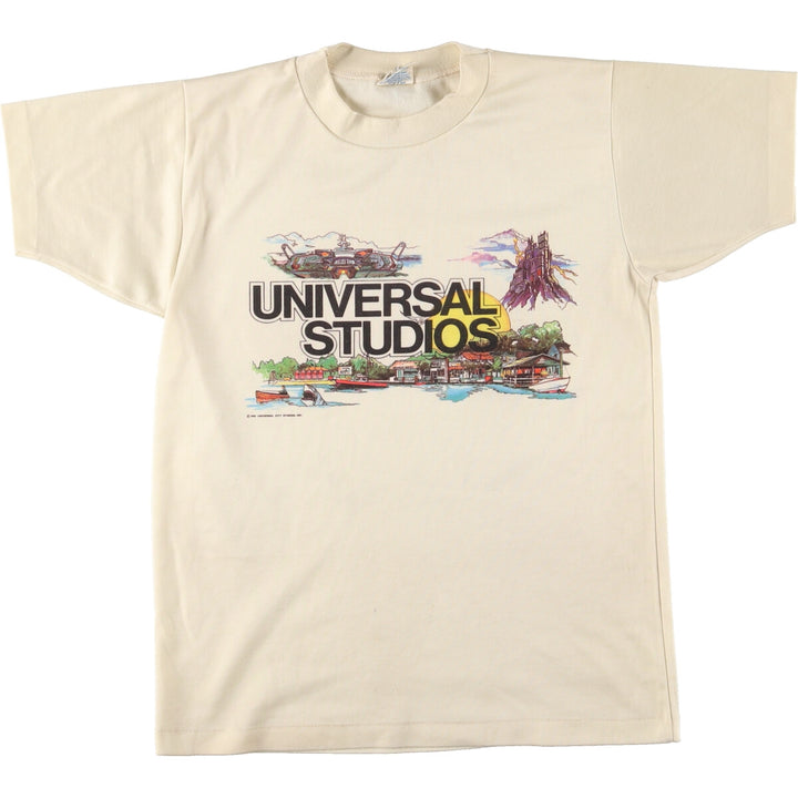 80'S Designs West UNIVERSAL STUDIO Universal Studios Advertising T-shirt Women's M Vintage /eaa454922