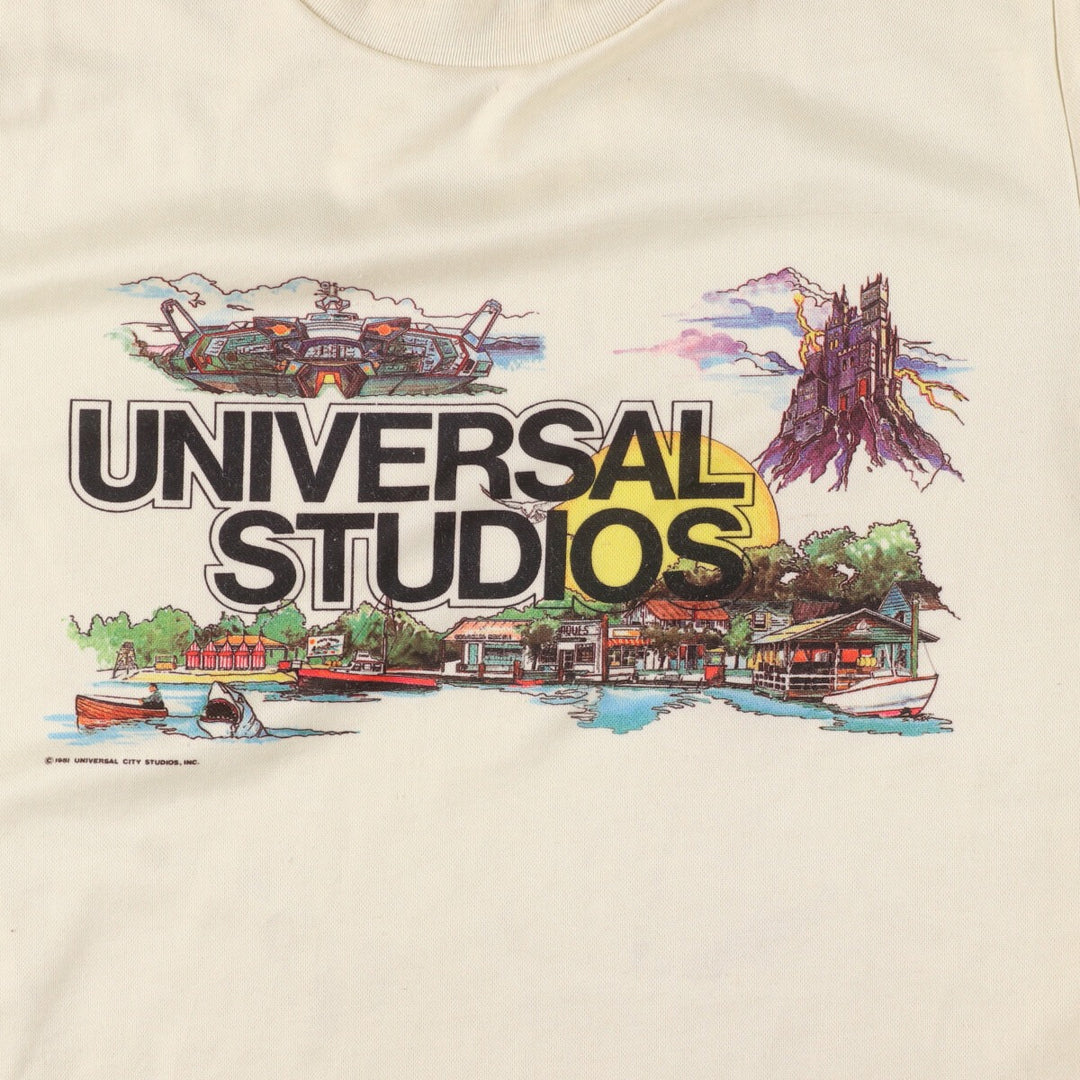 80'S Designs West UNIVERSAL STUDIO Universal Studios Advertising T-shirt Women's M Vintage /eaa454922