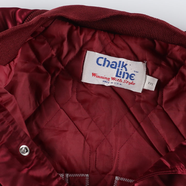 80s-90'S Washington Redskins Padded Nylon Stadium Jacket Award Jacket Varsity Jacket /eaa454928