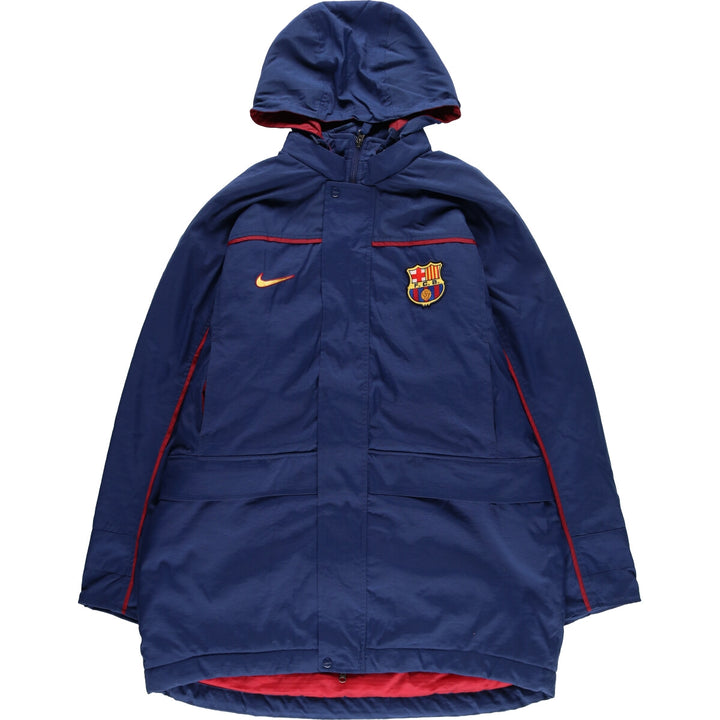 90'S Nike LA LIGA FC BARCELONA padded bench coat for men, equivalent to XL, vintage / eaa454930