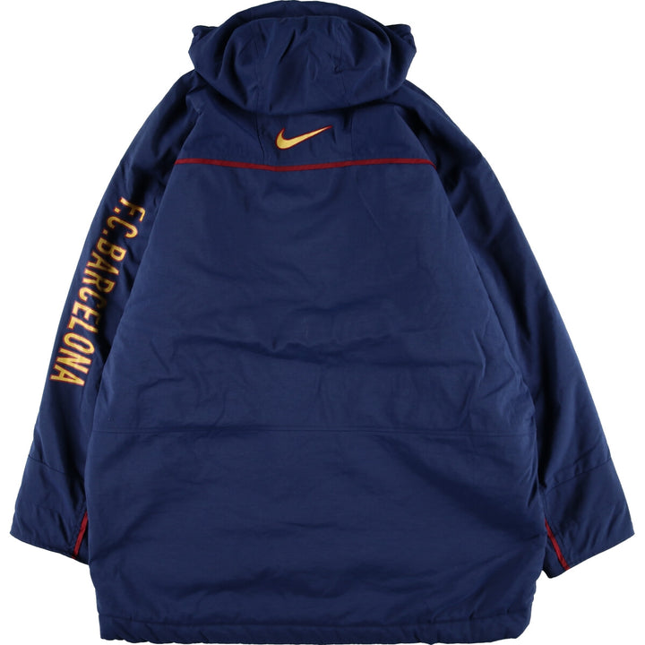 90'S Nike LA LIGA FC BARCELONA padded bench coat for men, equivalent to XL, vintage / eaa454930