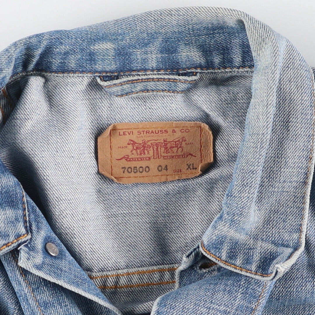 90'S Levi's 70500 04 Euro Model Denim Jacket G-Jean Men's XL Vintage /eaa454974