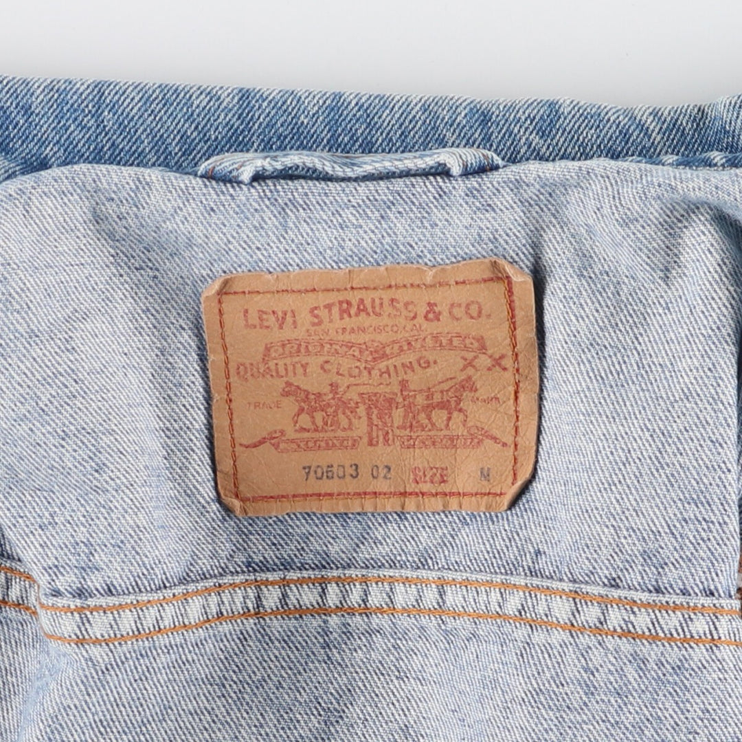 Levi's 70603 02 Euro Model Denim Jacket, G-Jean, Made in England, Men's M /eaa454976