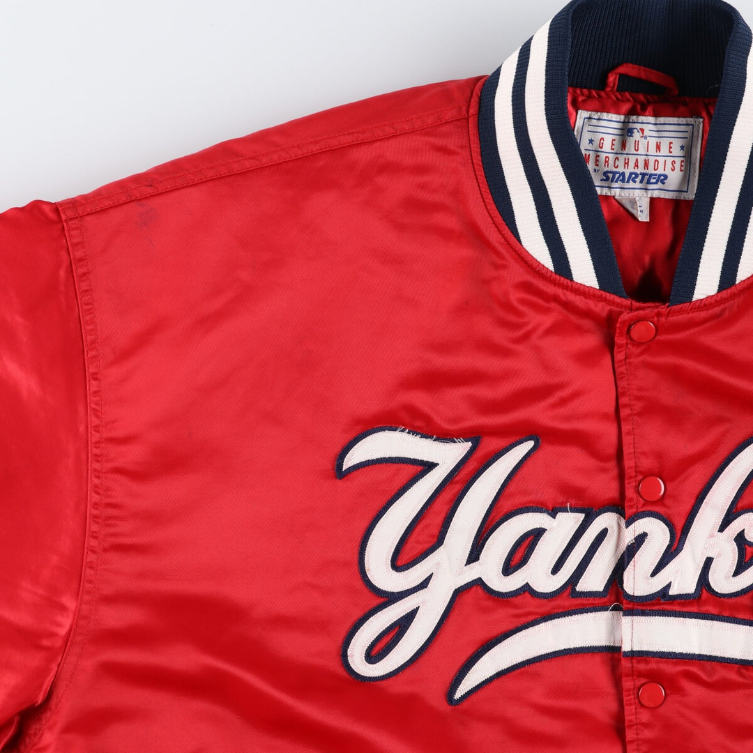 Big size 90'S Starter MLB New York Yankees padded nylon stadium jacket for men, equivalent to XXXL, vintage /eaa454989