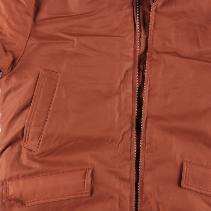 Vintage 1980'S Pioneer goose down parka, made in Canada, men's size XL cotton orange type Vintage Second Hand