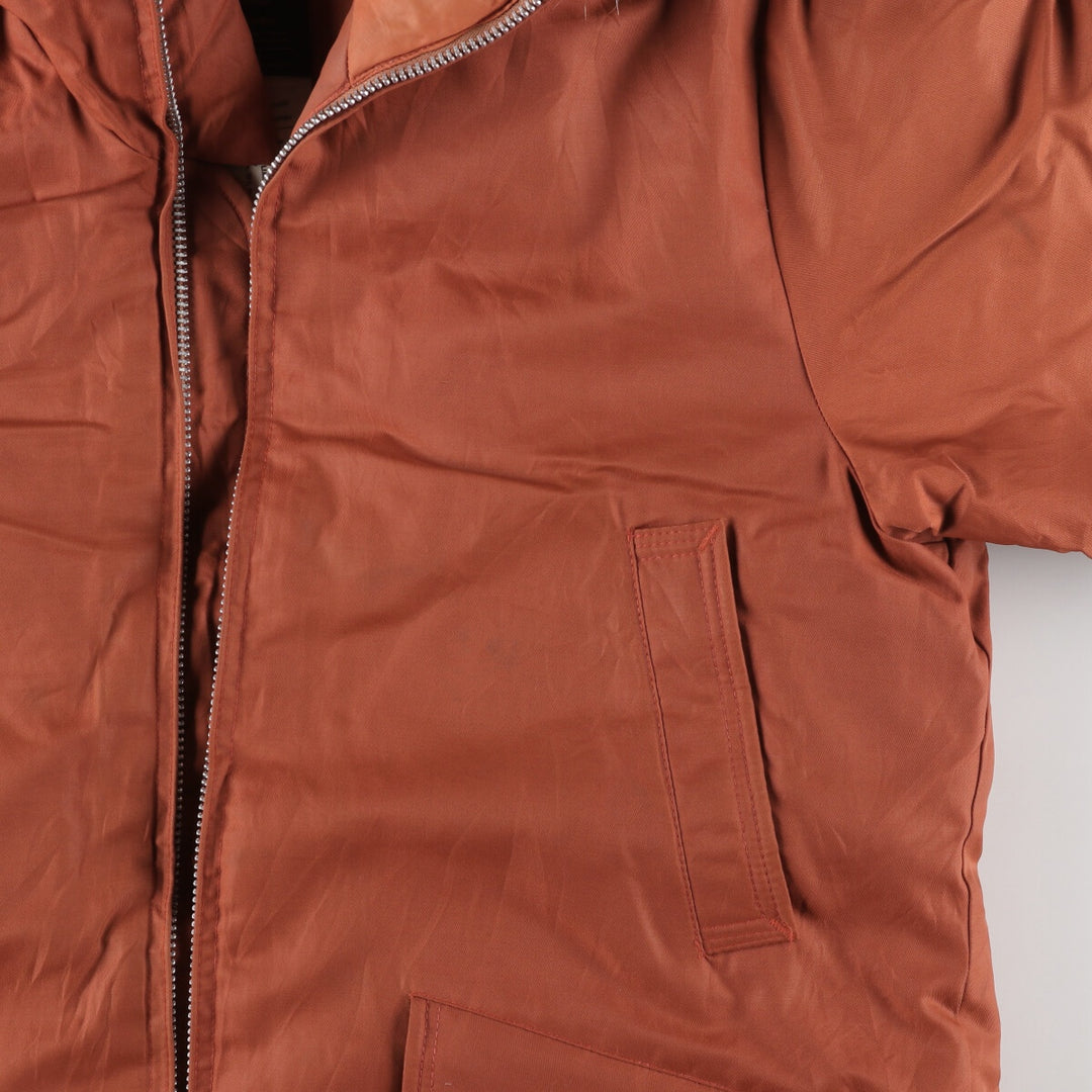 Vintage 1980'S Pioneer goose down parka, made in Canada, men's size XL cotton orange type Vintage Second Hand