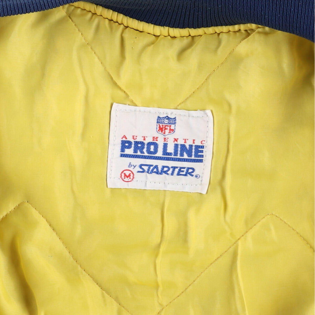 80s-90'S Starter NFL San Diego Chargers Padded Nylon Stadium Jacket Made in USA Men's M Size /eaa454995