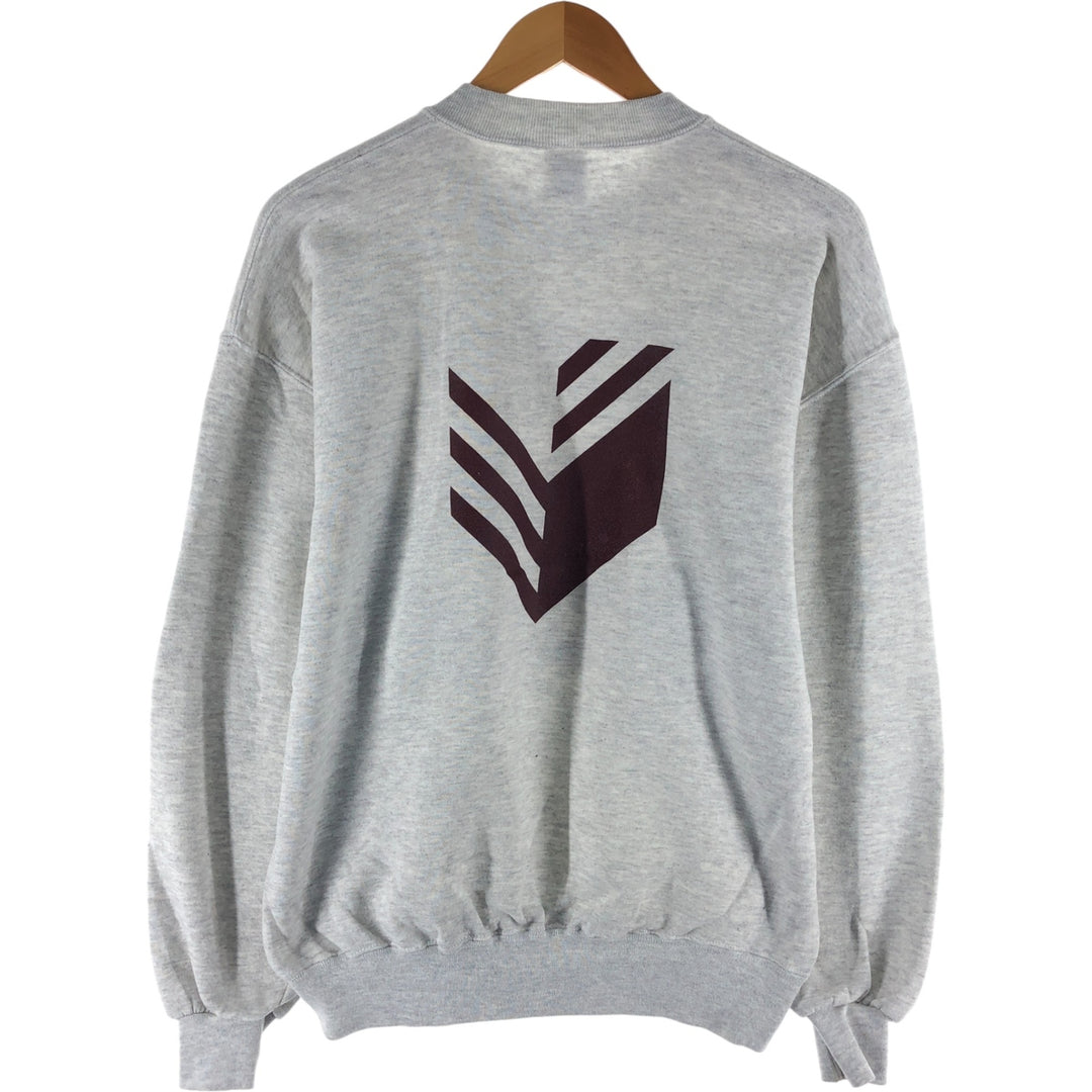 Vintage 90'S Jerzees printed sweatshirt, made in the USA, size L, men's cotton gray type Vintage Second Hand