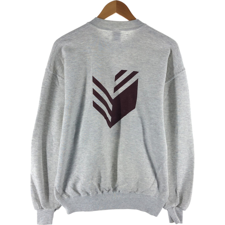 Vintage 90'S Jerzees printed sweatshirt, made in the USA, size L, men's cotton gray type Vintage Second Hand