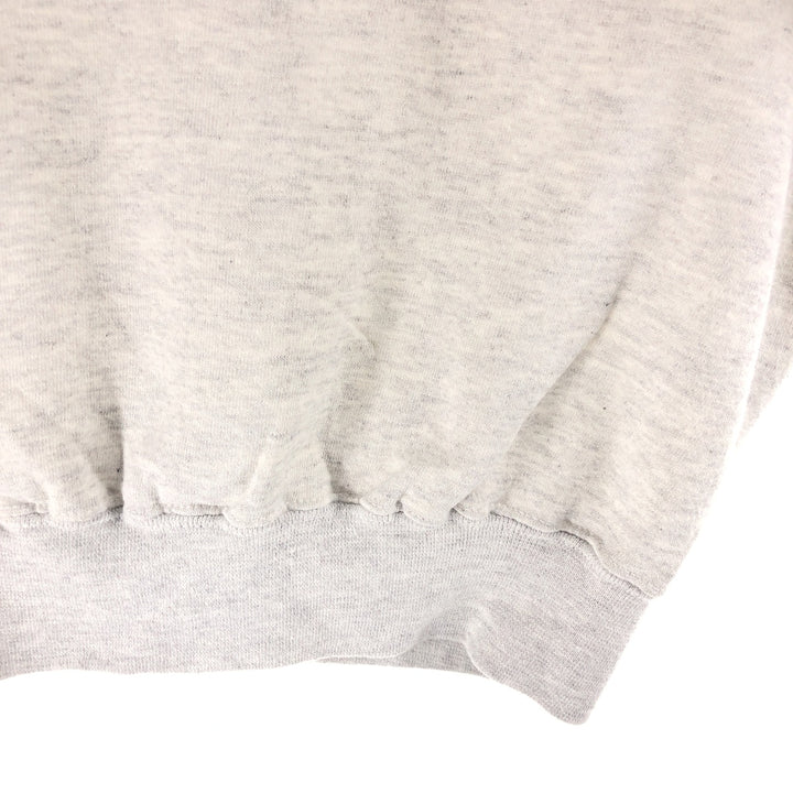 Vintage 90'S Jerzees printed sweatshirt, made in the USA, size L, men's cotton gray type Vintage Second Hand