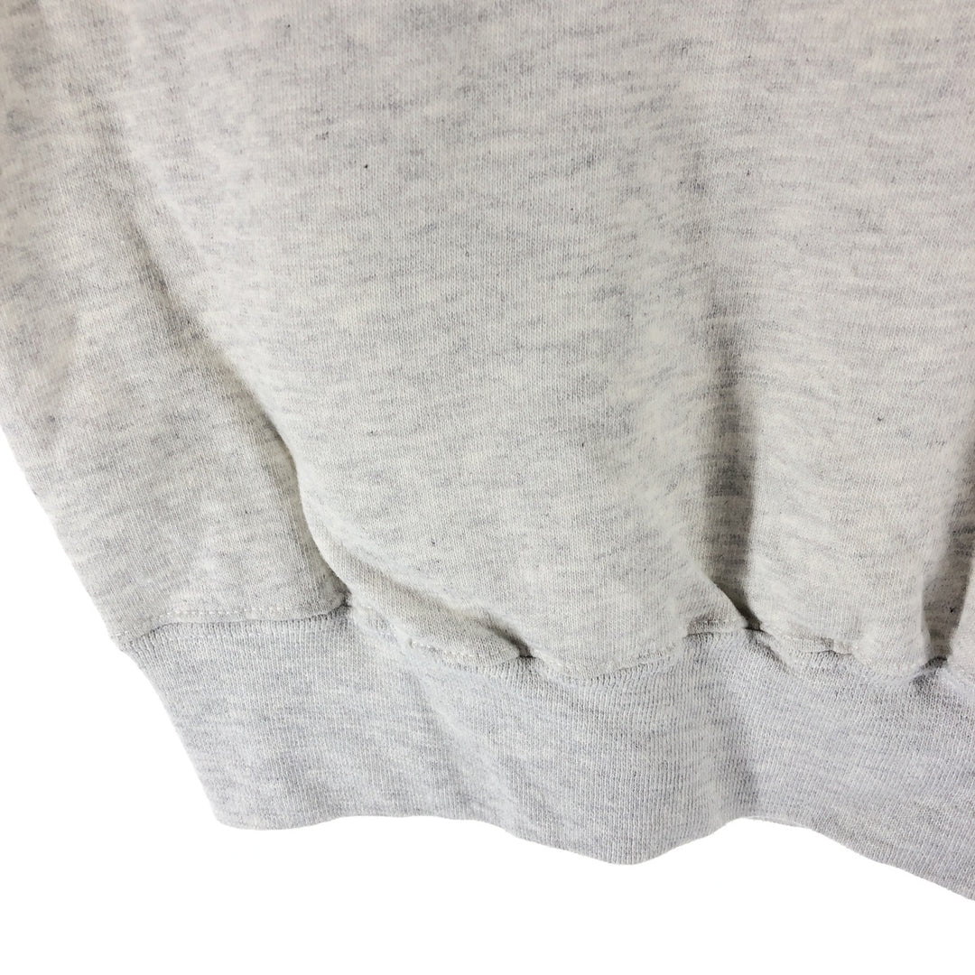 Vintage 90'S Jerzees printed sweatshirt, made in the USA, size L, men's cotton gray type Vintage Second Hand