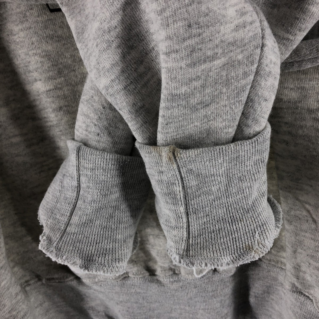 Vintage 90'S Jerzees printed sweatshirt, made in the USA, size L, men's cotton gray type Vintage Second Hand