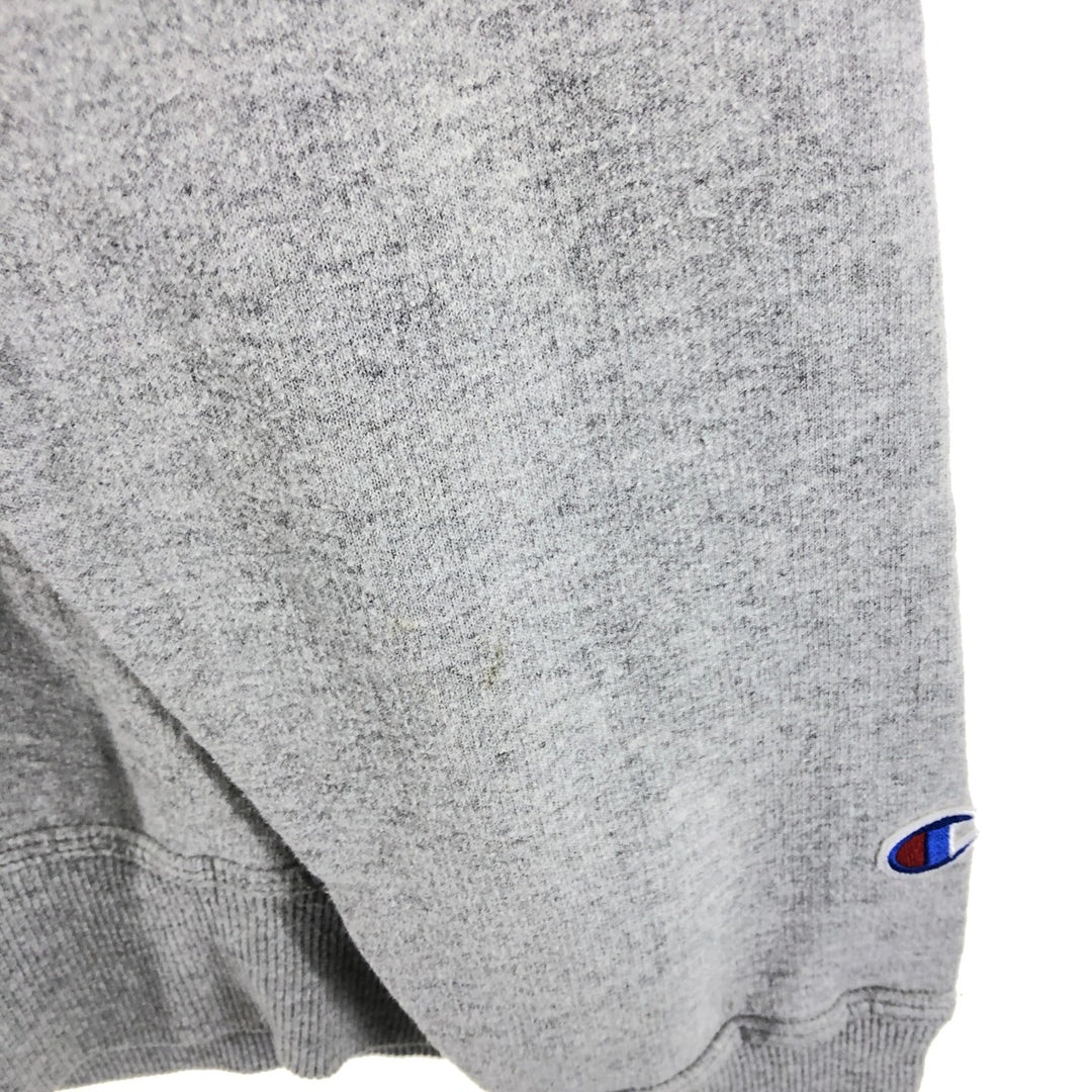 2000'S Champion Authentic Athletics Wear One-Point Logo Sweatshirt, Men's Size Medium cotton gray type Vintage Second Hand
