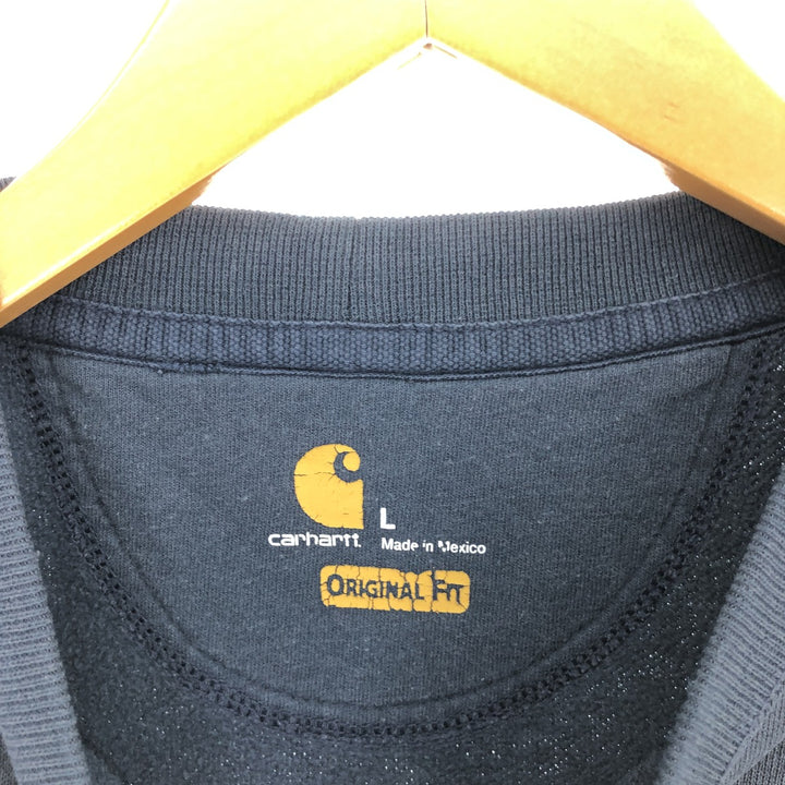 Carhartt ORIGINAL FIT One Point Logo Sweatshirt Trainer Men's L size / eaa455146